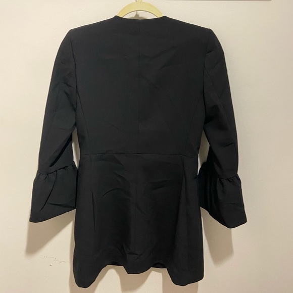 Zara Faux Pearl Bell Sleeve Frock Coat - Picture 10 of 10